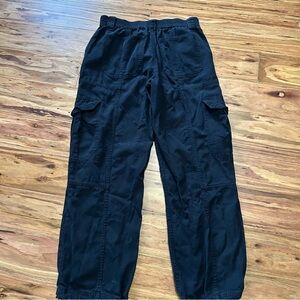 Aeropostale Black Trousers Relaxed Fit Lightweight